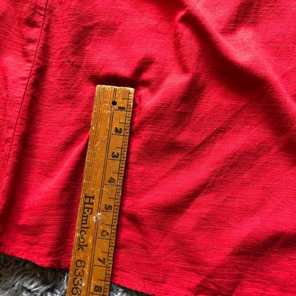 Universal Thread Faux Wrap Dress Red Med - Picture 11 of 14